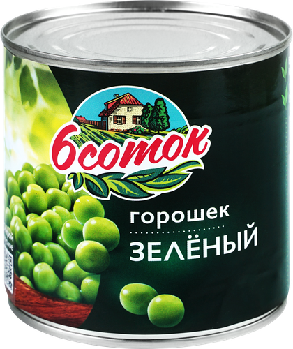 

Горошек 6 соток зеленый 400 г