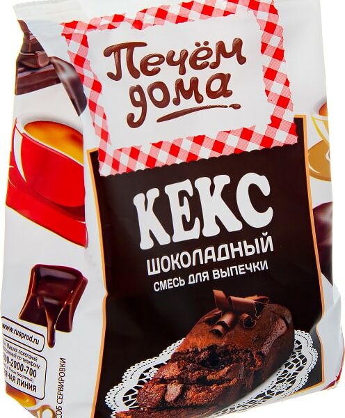 Смесь для выпечки Печем дома Кекс шоколадный 300г