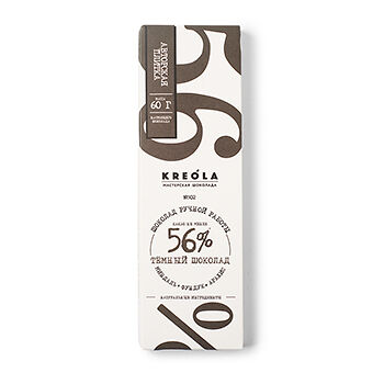 Темный шоколад KREOLA мастерская шоколада с орехом фундук,  миндаль, арахис 60г Россия