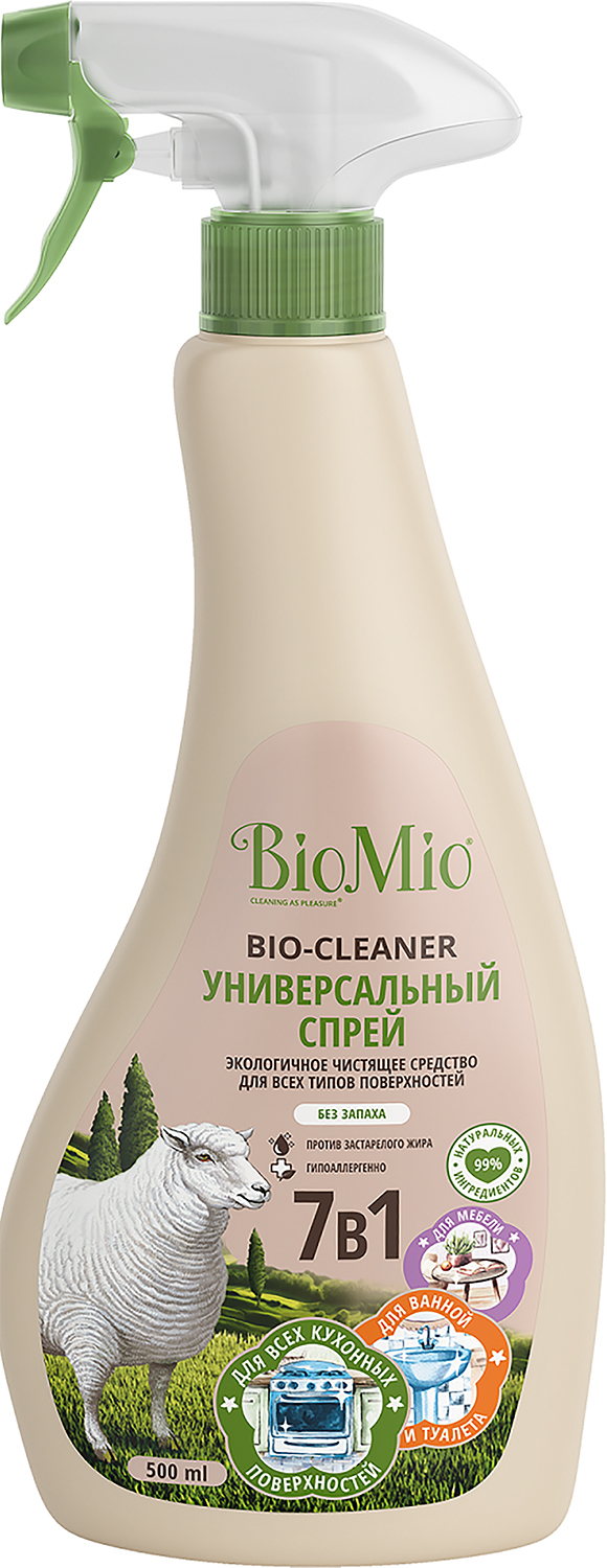 

Спрей универсальный 7в1 BioMio без запаха, 500 мл