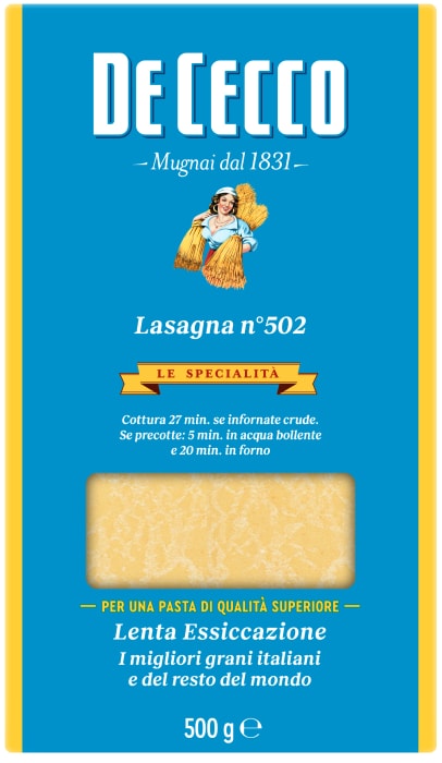 

Макаронные изделия De Cecco Лазанья №502, 500 г