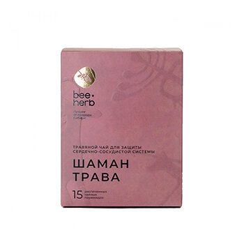 Чай травяной beeherb Шаман трава пакетированный 15х4г