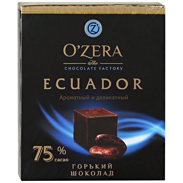 Шоколад горький O'Zera Ecuador 75%