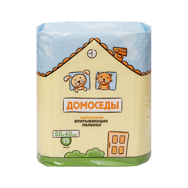 Пеленки впитывающие 60х40см №15