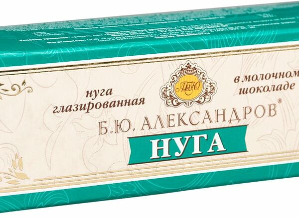 Нуга глазированная А.Ростагрокомплекс с молочным шоколадом