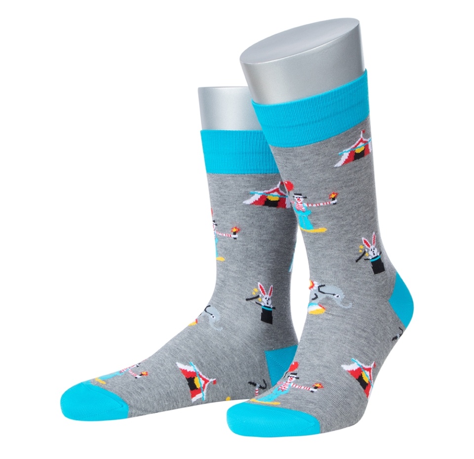 

Носки мужские Collirossi Ufi4050-19 цвет серый меланж р.25 (39-40)