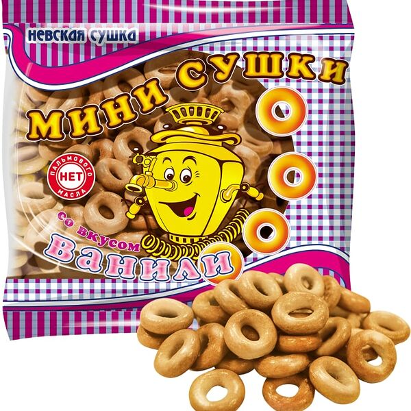 Сушки Невская Сушка мини ваниль 200г