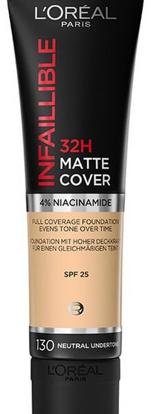 Крем тональный Loreal Paris Infaillible ультраматирующий стойкий тон 130 30мл