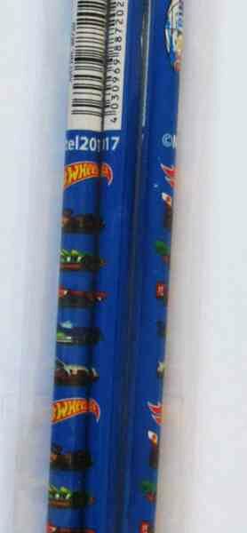 Набор карандашей чернографитных с ластиком Centrum Max Steel НВ, 3 шт.