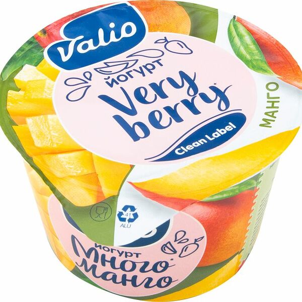 Йогурт Valio Манго 2.6%, 180 г