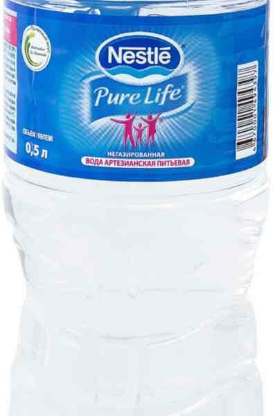 Вода артезианская Nestle Pure Life негазированная