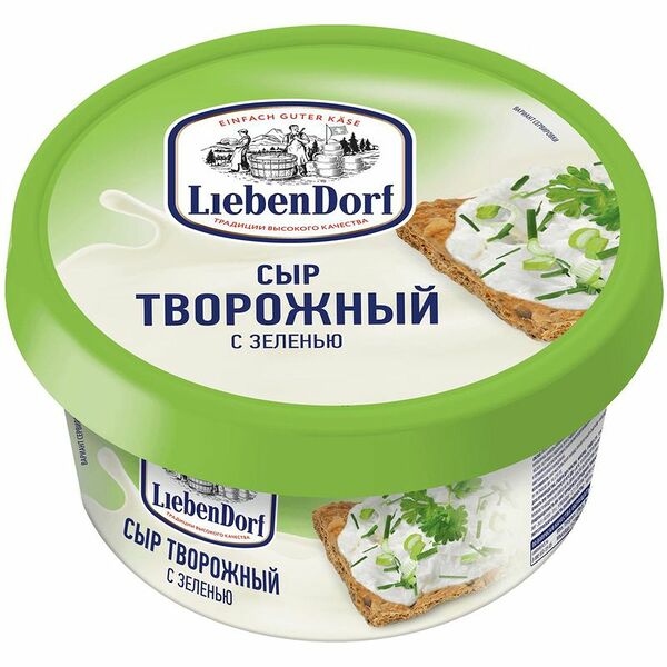 Сыр творожный LiebenDorf с зеленью 140г