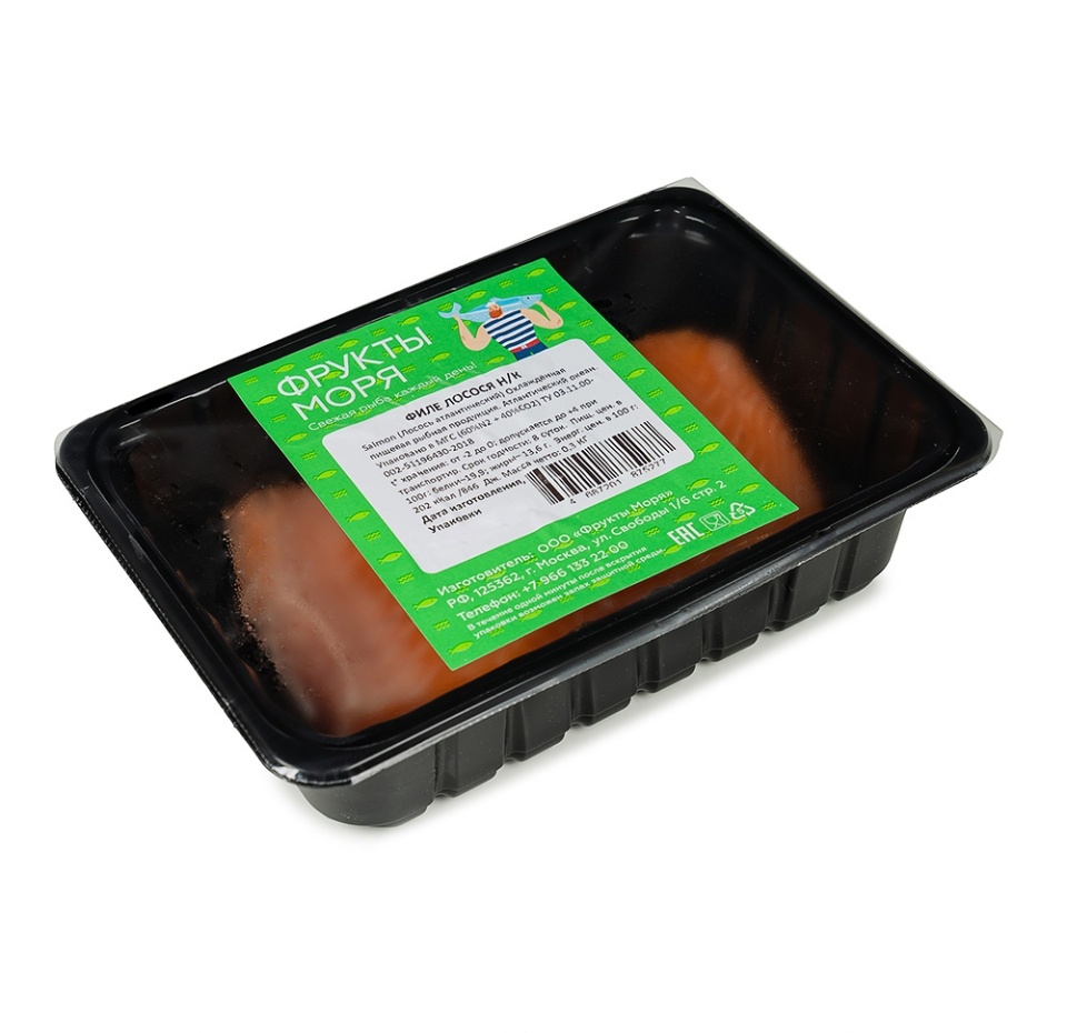 

Лосось филе ООО "Фрукты моря" 300г Россия