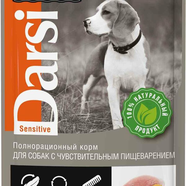 Корм для собак влажный Darsi Индейка с тыквой