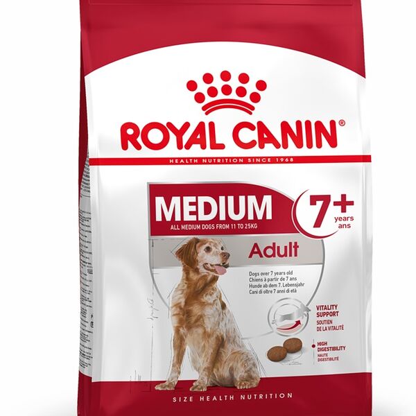 Корм для пожилых собак Royal Canin для здоровья кожи и шерсти (для средних пород)