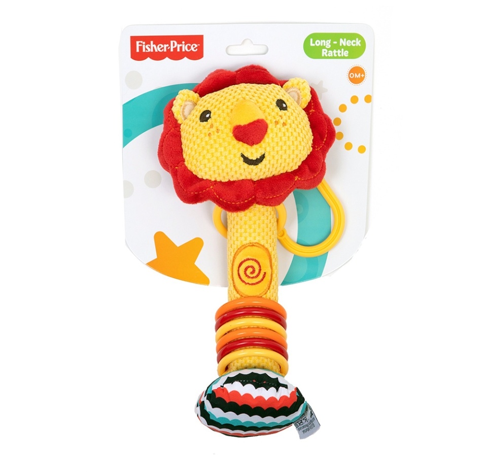 

Игрушка погремушка «Львёнок», Fisher Price, 1 шт., Китай