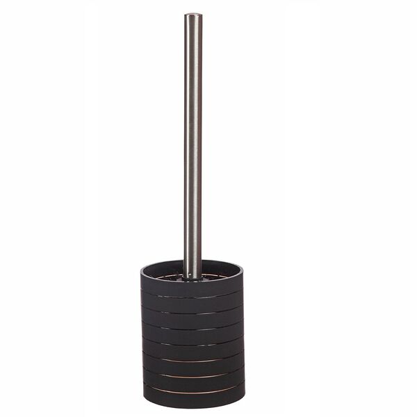 Ершик для унитаза Vanstore Soft Black 9х9х39 см