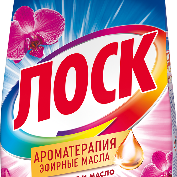 Стиральный порошок Losk Ароматерапия Орхидея и масло Макадамии
