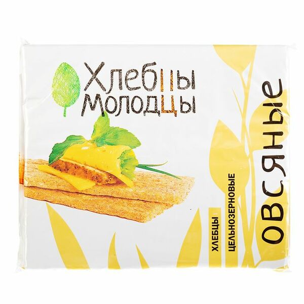 Хлебцы Молодцы Овсяные с пророщенной пшеницей