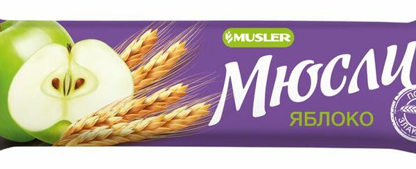 Батончик-мюсли Musler Яблоко 30г