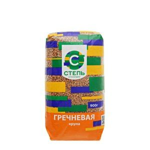 Крупа гречневая ядрица пропаренная быстро разваривающаяся ТМ Степь