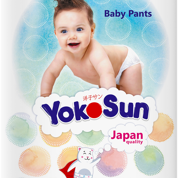 Подгузники-трусики детские YOKOSUN Comfort M 6–10кг, 58шт