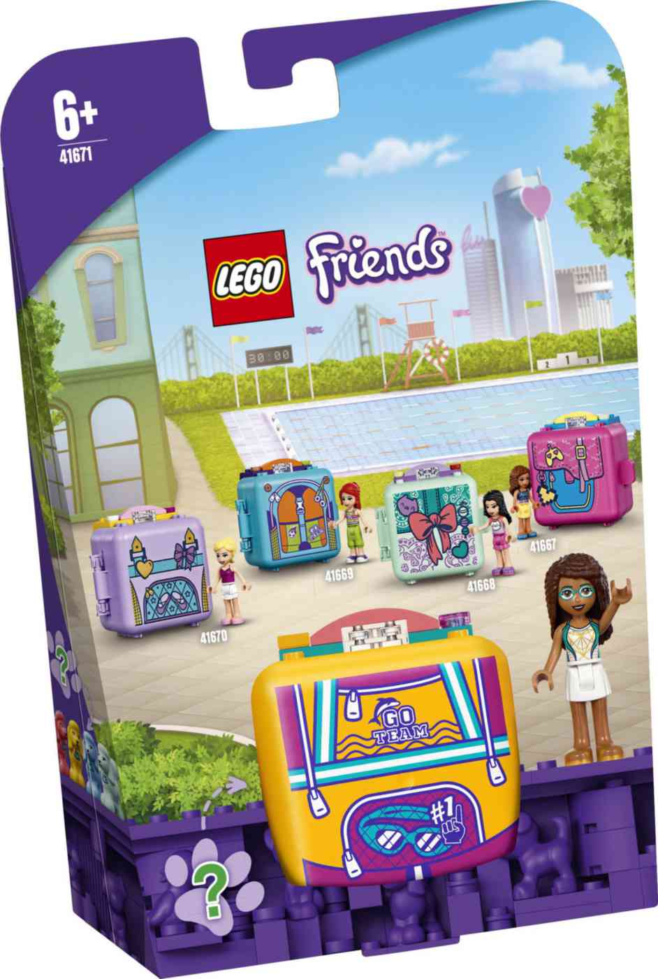 

Конструктор 41671 Кьюб Андреа для плавания LEGO Friends 6+, 59 деталей