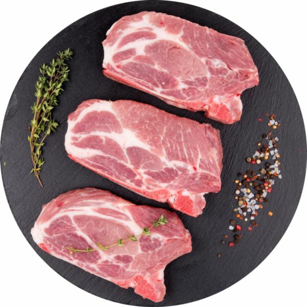 Свиная шея на кости (котлета)