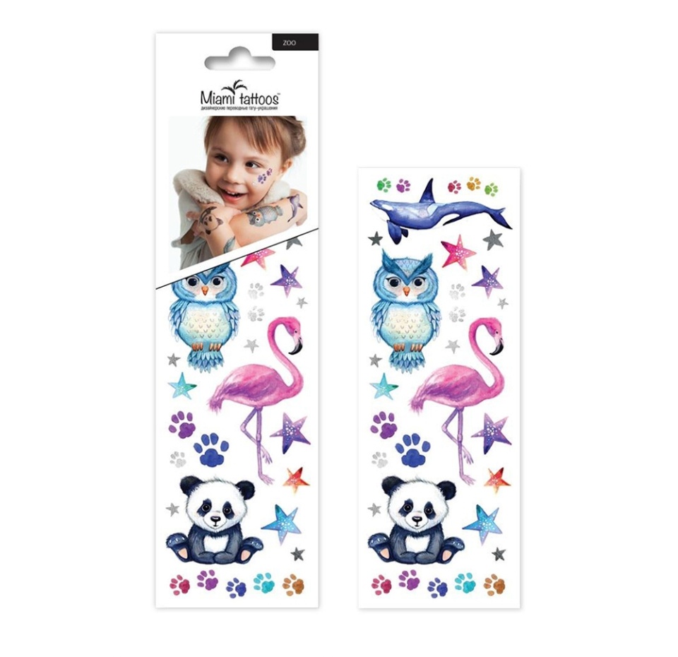 

Татуировки переводные мини, в ассортименте Beauty Bar, США