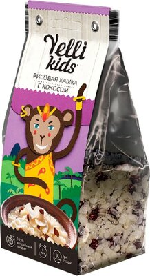 Рисовая кашка Yelli kids с кокосом 100 г