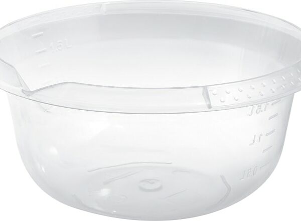 Миска Viloet с мерным делением прозрачная 2л