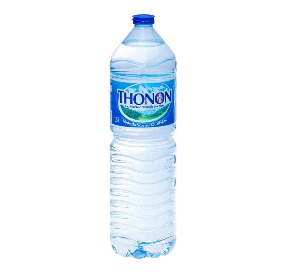 

Вода минеральная природная негазированная питьевая столовая, Thonon, 1.5 л, Франция