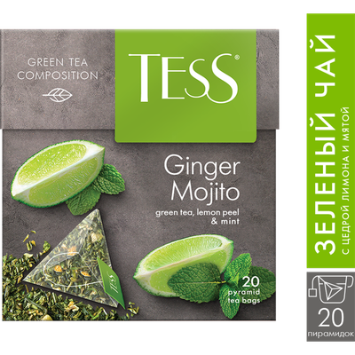 Чай «Tess» Ginger mojito, 36 г.