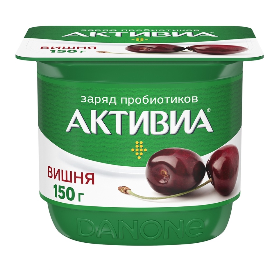 

Биойогурт Активиа вишня 2.9% 150 г