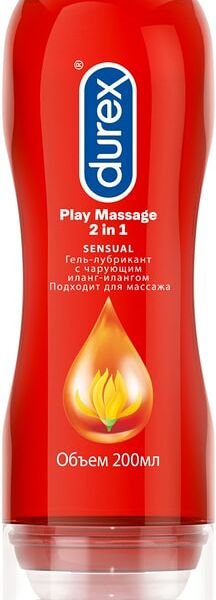 Гель-лубрикант Durex Play Massage 2in1 Sensual c Иланг-Илангом 200мл