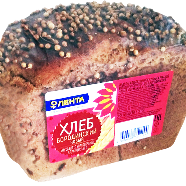 Хлеб ЛЕНТА Бородинский новый