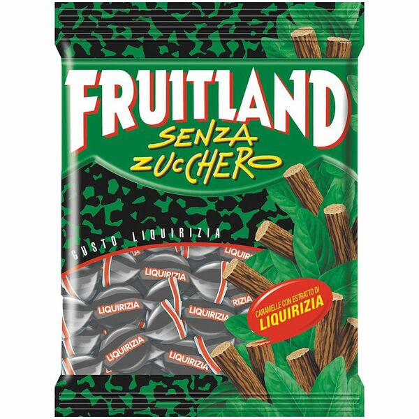 Карамель Фрутлэнд леденцовая без сахара со вкусом лакрицы, 70г