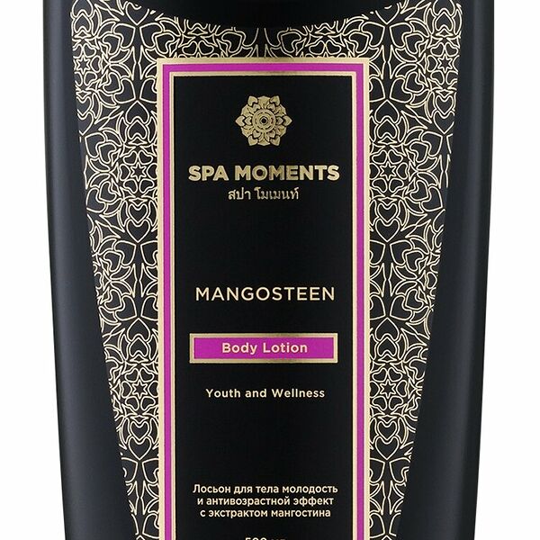 Spa moments Лосьон для тела молодость и антивозрастной эффект с экстрактом мангостина, 500 мл