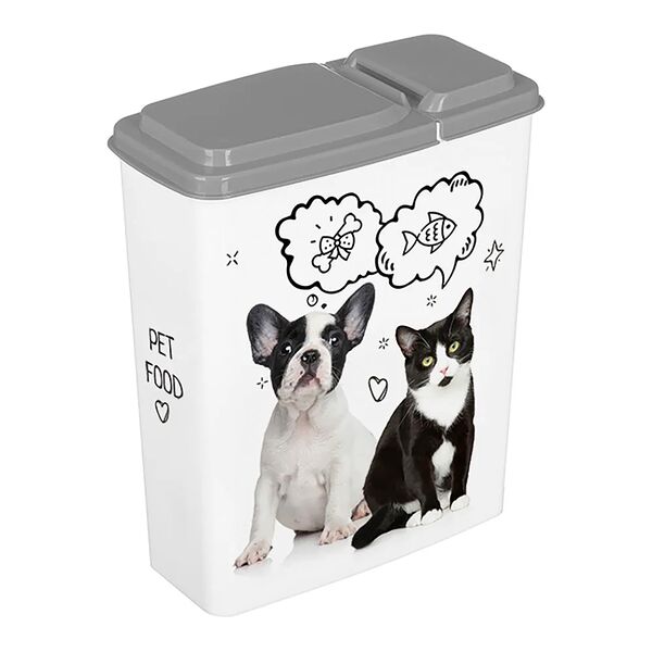 Контейнер для корма кошек и собак, 2,3 л