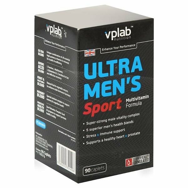 Vplab Ultra Men’s Sport Multivitamin Formula, каплеты 90 шт
