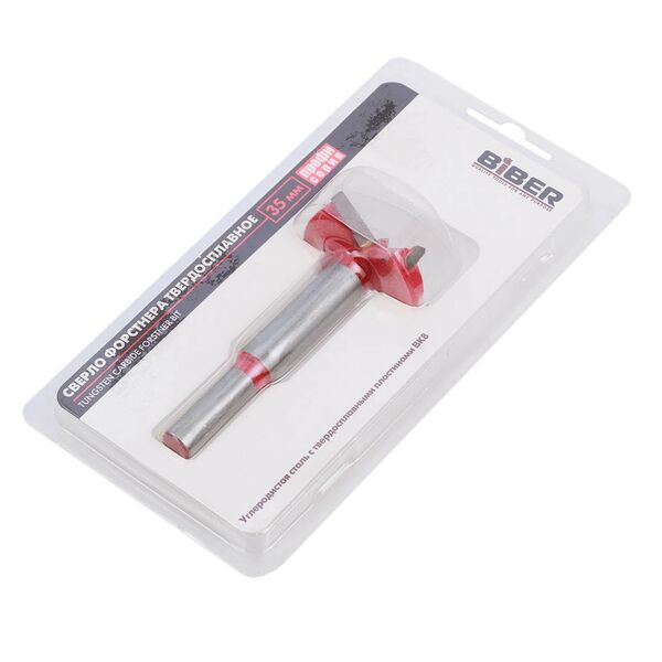 Фреза сверло Форстнера твёрдосплавное БИБЕР, 35х80 мм