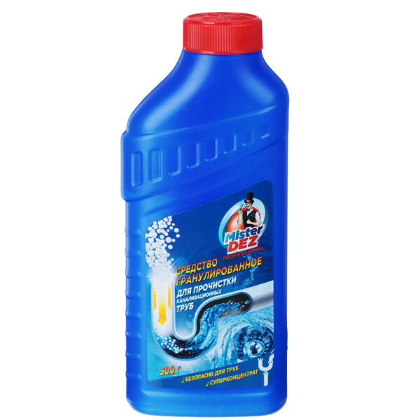 Средство для труб mister dez сухое, п/б, 500 г
