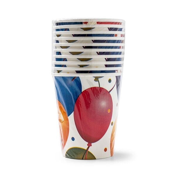 Стакан бумажный Bgreen Праздник 0.25 л 10 шт.