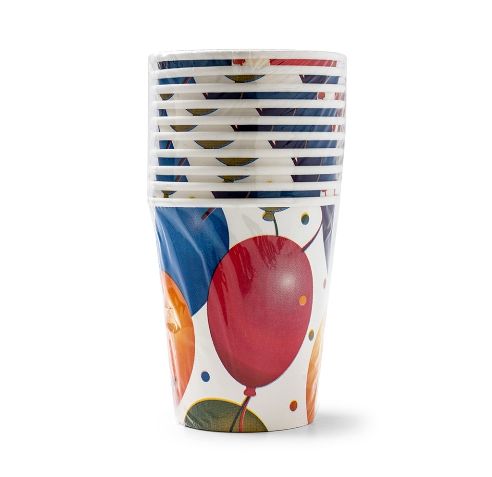 

Стакан бумажный Bgreen Праздник 0.25 л 10 шт.