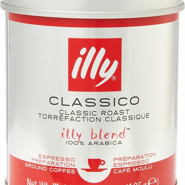 Кофе Illy Classico молотый 100% элитная арабика средней обжарки, 125г