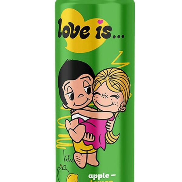 Напиток Love is со вкусом Яблока и Лимона газированный