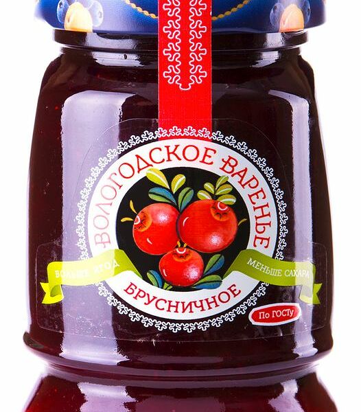 Варенье Вологодское из брусники 370 г