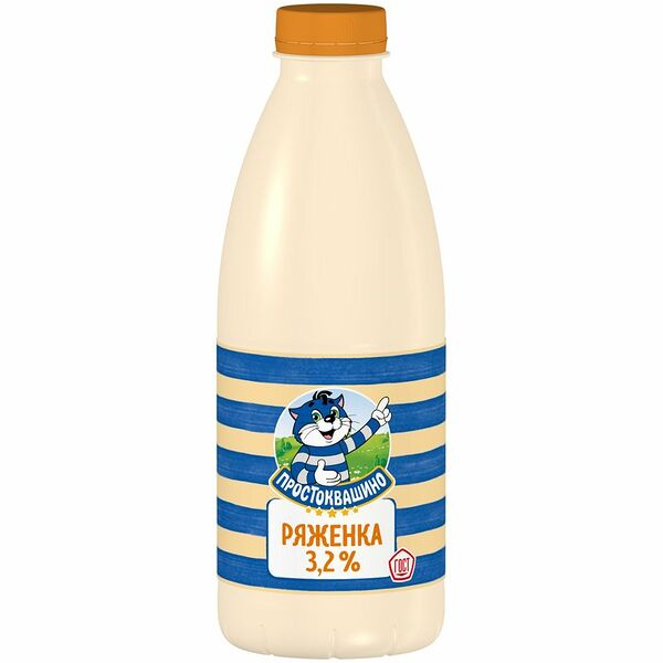 Ряженка Простоквашино 3.2%, 930г