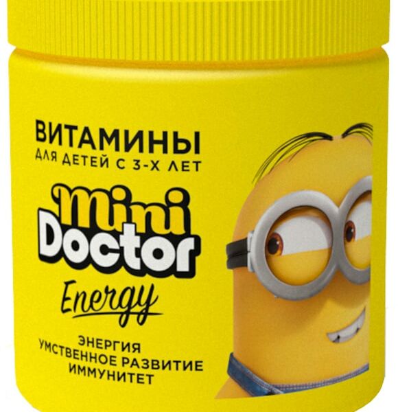 БАД Mini Doctor Energy Витаминиы для детей 3+ 30шт