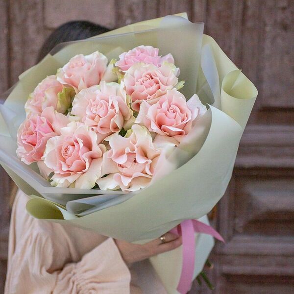 Супер WOW эффект !!!  Букет из 9 французских роз